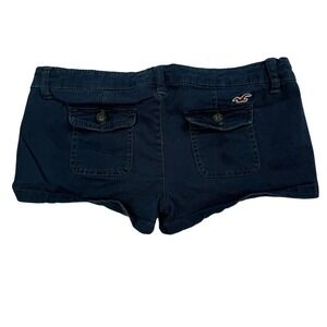 VTG Hollister Low Rise Stretch Micro Shorts Size 1 Mini 2" Seagull Logo Y2K